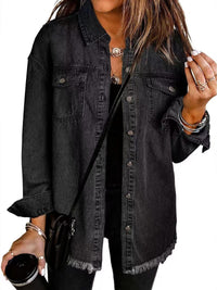 Roxane™ - Classic Everyday Denim Jacket - Black