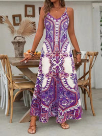 Jayzhel™ | Chic Summer Sleeveless Strap Maxi Dress - Purple