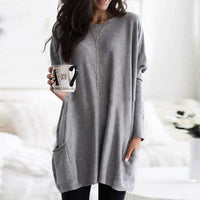 PAYONG™ - Casual Long Sleeve Lightweight Sweatshirt - Gray