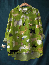 ELLIE™ - Dog Art Shirt - S