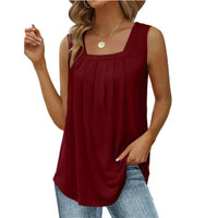 MARILOU™ | Sophisticated Tank Top - Claret