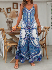 Jayzhel™ | Chic Summer Sleeveless Strap Maxi Dress - Blue