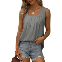 MARILOU™ | Sophisticated Tank Top - Grey