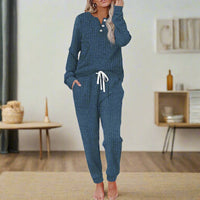 Ulla™ Relax Set | Comfortable Two-Piece Loungewear - Blue
