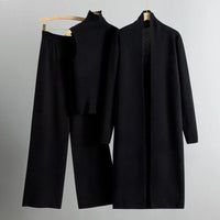 Linda | Women Three-Piece Set - Black