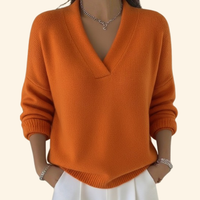Auvie | Elegant Sweater - Orange