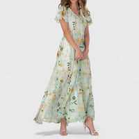 Evelyn™ | Women Luxe Maternity Dress - Soft Green