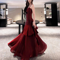 Vianne™| Glamorous Ruffled Maxi Dress - XS
