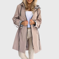 Levianna | Slimming All-Weather Hooded Coat - Beige