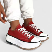 Kelly | Comfortable Sneakers - Red