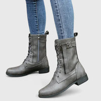 Karyssah | Women Orthopedic Boots - Grey