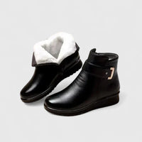 Rhovelyn | Women Orthopedic Boots - Black White