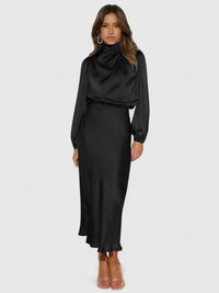Emryssah | Elegant Women Maxi Dress - Black