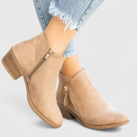 Auryziah | Women Orthopedic Boots - Beige