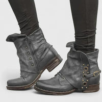 Mayzheen | Women Orthopedic Boots - Grey