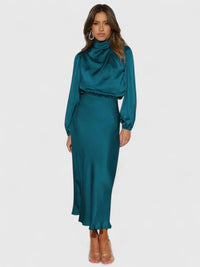 Emryssah | Elegant Women Maxi Dress - Blue