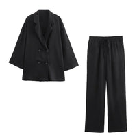 Shelby | Women Two Piece Set - Black