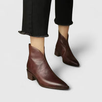 Lissie | Women Elegant Boots - Dark Brown