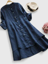 Marizalyn | Elegant Dress - Navy Blue