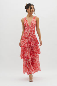 Taviana™ | Sophisticated Midi Dress - Rose Pink