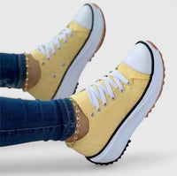 Kelly | Comfortable Sneakers - Yellow