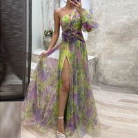 Juliana™| Dreamy Floral Elegance Dress - Green