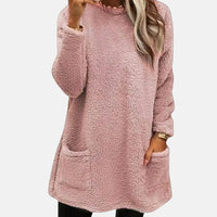 Dorry | Mid-length Sweater - Pink