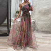 Juliana™| Dreamy Floral Elegance Dress - Red