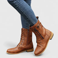 Karyssah | Women Orthopedic Boots - Light Brown