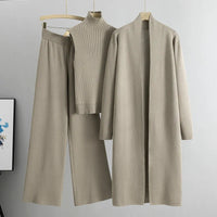 Jillie™ Comfortable Three-Piece Set | Effortless Style - Khaki