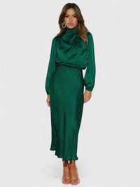 Emryssah | Elegant Women Maxi Dress - Green