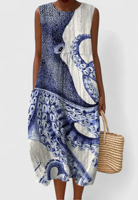 Alizhyah | Elegant Dress - Ocean Blue