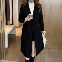 Kath | Sophisticated Trench Coat - Black