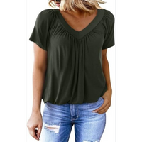 KATHLEEN™ | Women Casual V-Neck Top - Olive
