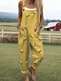 Honeybee Meadow Jumpsuit - Honeybee Meadow