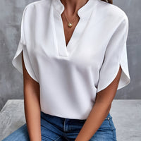 PENELUX™ | Women Luxe Flared Top - White