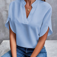 PENELUX™ | Women Luxe Flared Top - Blue