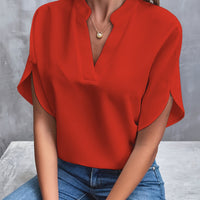 PENELUX™ | Women Luxe Flared Top - Red