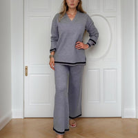 Ivora | Women Jersey Comfort Set - Grey