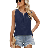 MIRELLA™ | Relaxed Women Summer Loose Fit Top - Navy Blue