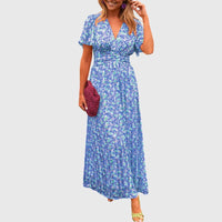 Alice | Comfortable Women Summer Dress - Blue