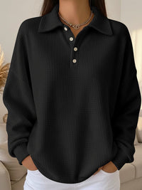 Availen | Elegant Cotton Sweater for Everyday Comfort - Black