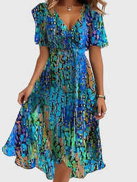 Matilda™ | Summer Dress With Belly Cover - Blue