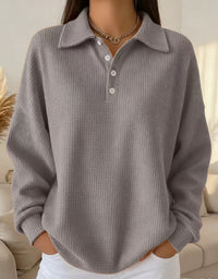 Availen | Elegant Cotton Sweater for Everyday Comfort - Grey