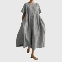 Isabell™ | Women Long Casual Dress - Grey