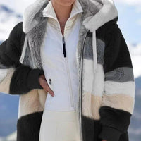 Kessy | Comfortable Jacket - Black Stripes