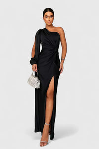 Saryxiah | Elegant Women Maxi Dress - Black