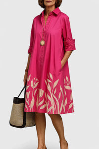 Camrynah | Sophisticated Midi Dress - Pink