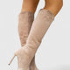 Beige Suede