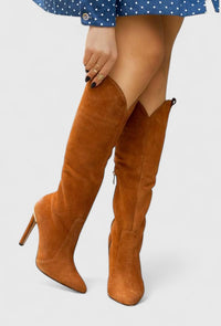 Melorynn | Orthopedic Women Boots - Brown Suede